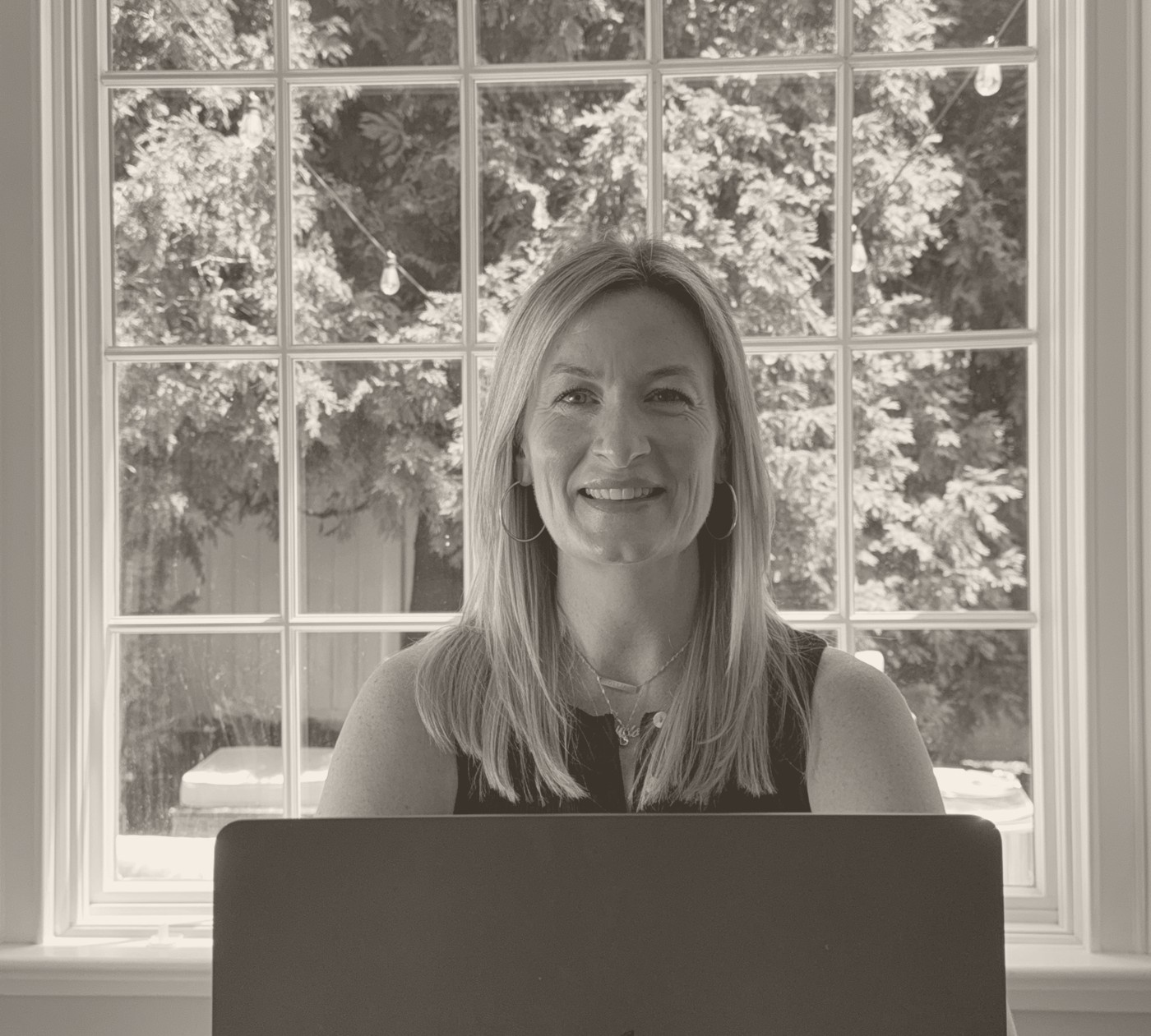 Devon Hamoy at her desk